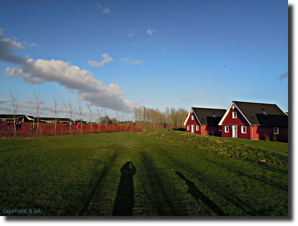 Wolkenstraat boven Billund, Denemarken