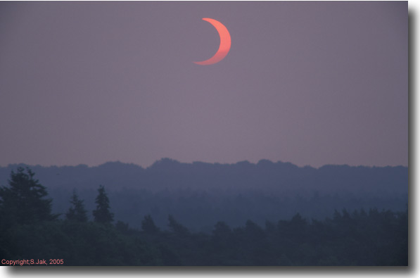 Zonsverduistering 31 mei 2003 Ginkelse Heide, te Ede