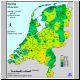 Neerslag van de 17e juli 2004 in Nederland. Bron: KNMI