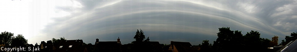 Rolwolk 27 juli 2013 panorama, Bennekom